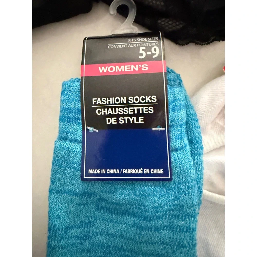 Womens Sock Bundle Joyspun Thigh Highs Sweater Socks Trouser‎ Socks 5 Pair Set